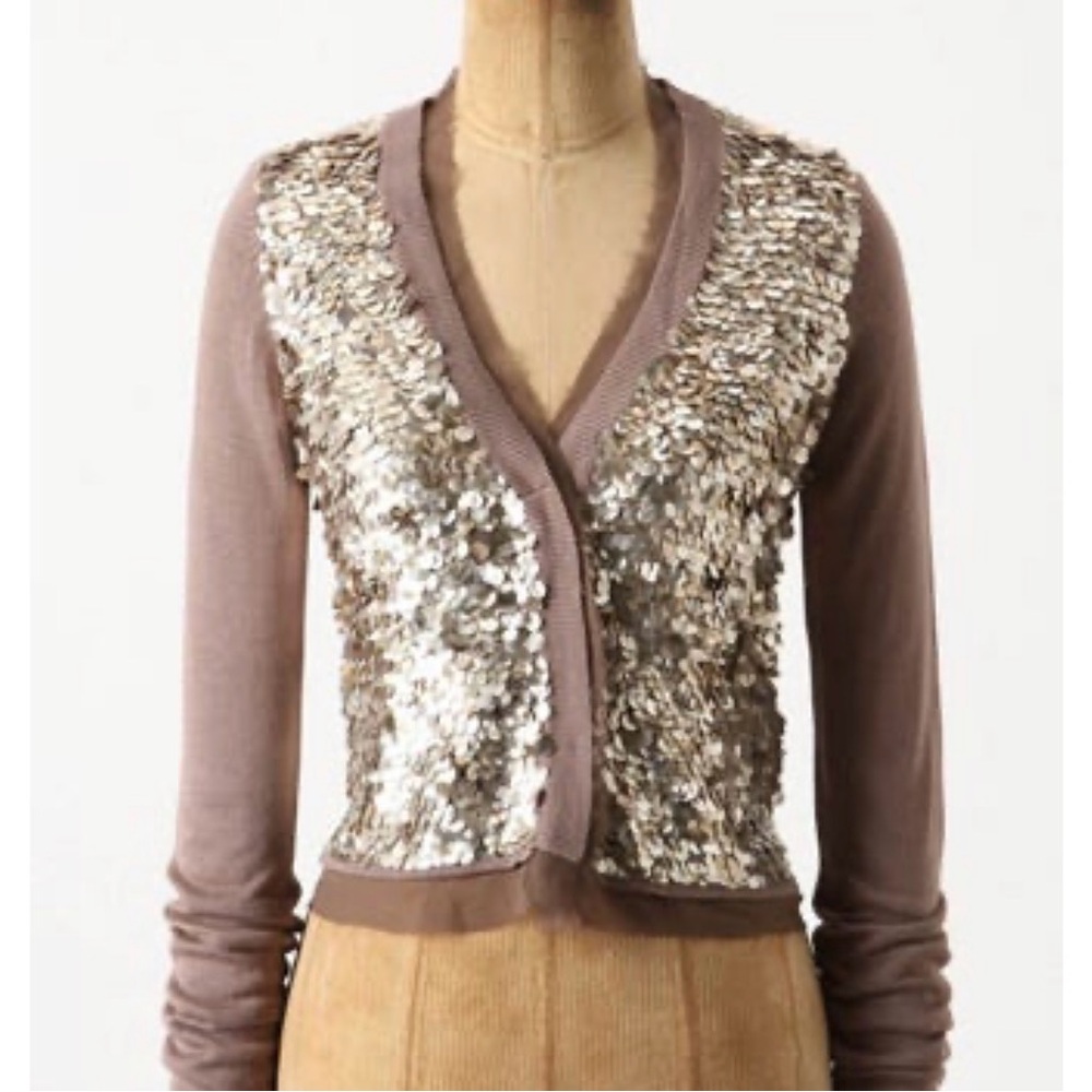 John + Jenn Alpheratz Sweater Chocolate  Knit Cardigan